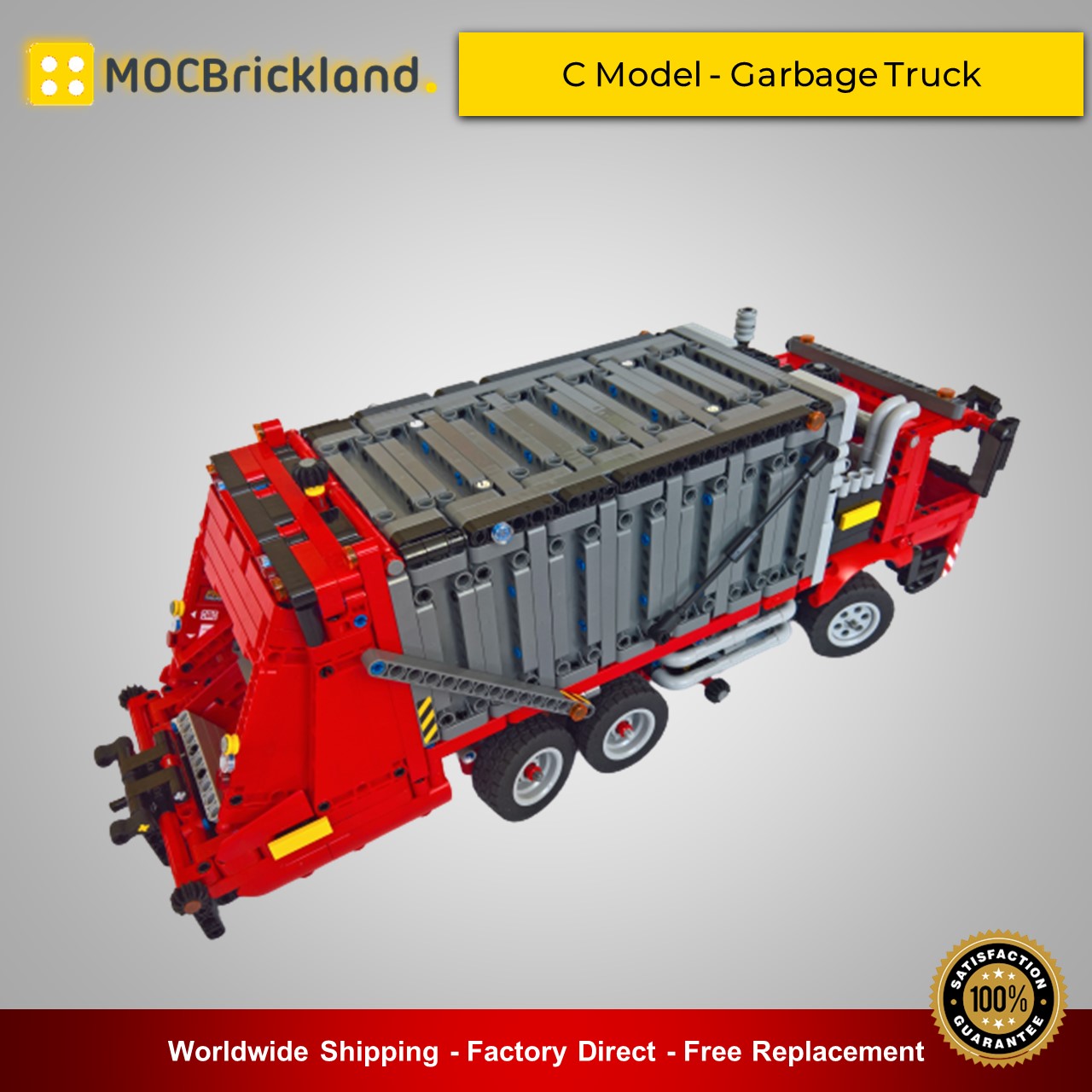 Mocbrickland Moc 38031 42098 C Model – Garbage Truck (3) Mocbrickland Moc 38031 42098 C Model – Garbage Truck (3)