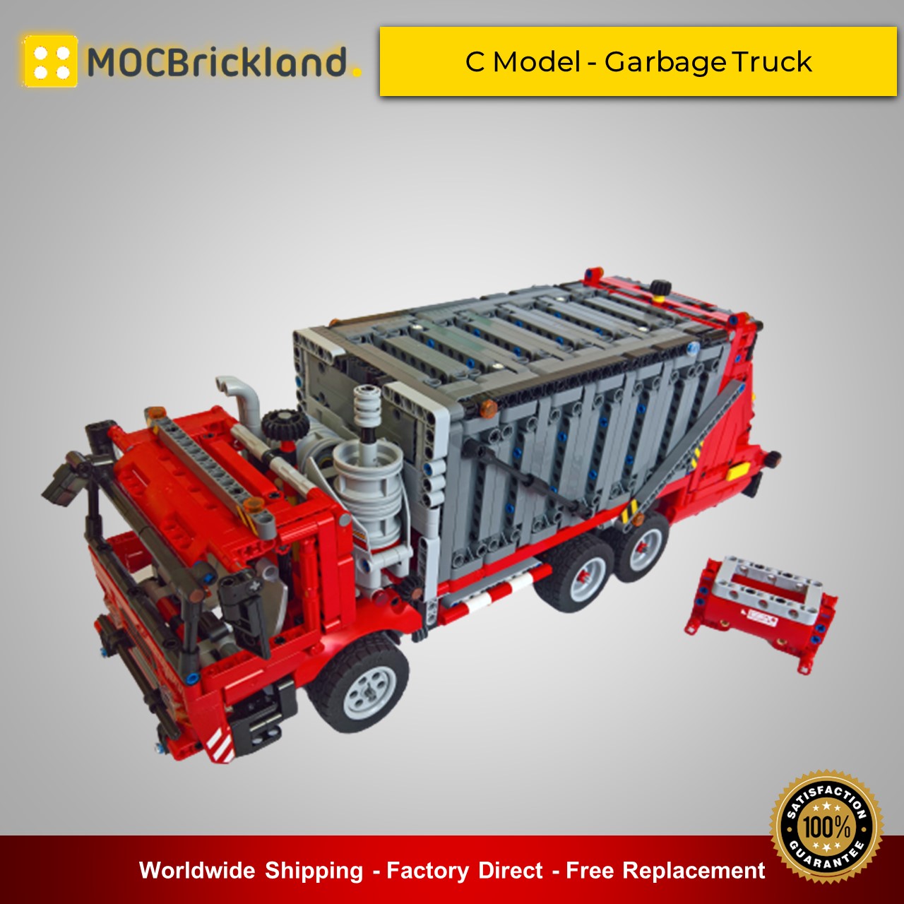 Mocbrickland Moc 38031 42098 C Model – Garbage Truck (4) Mocbrickland Moc 38031 42098 C Model – Garbage Truck (4)