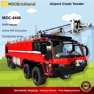 Mocbrickland Moc 4446 Airport Crash Tender (4)