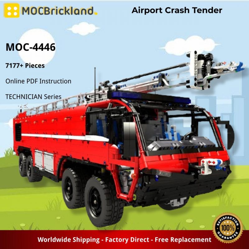 MOCBRICKLAND MOC-4446 Airport Crash Tender