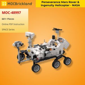 Mocbrickland Moc 48997 Perseverance Mars Rover & Ingenuity Helicopter – Nasa (1)