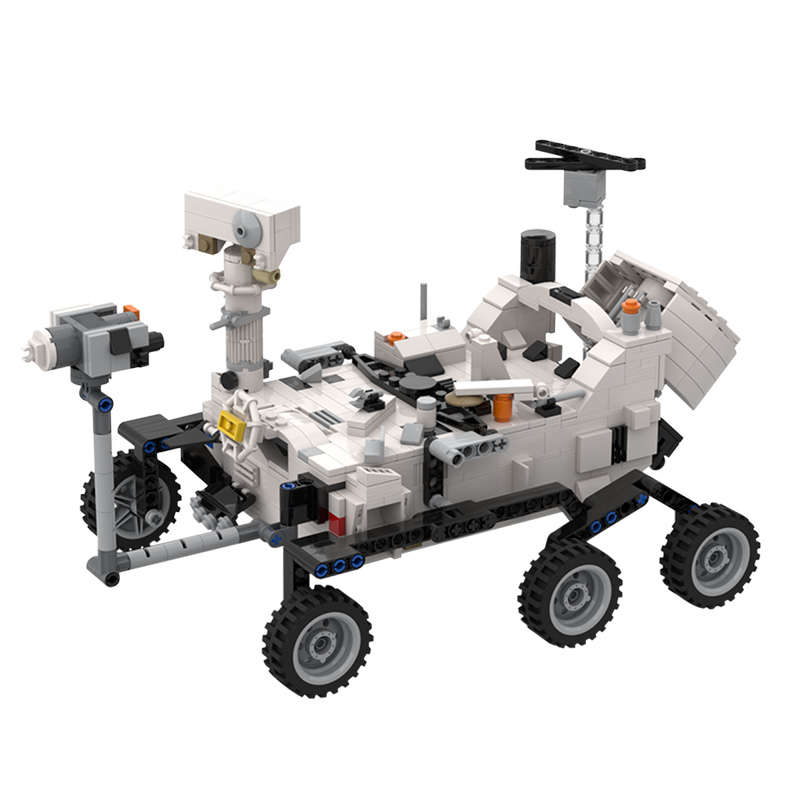 MOCBRICKLAND MOC-48997 Perseverance Mars Rover & Ingenuity Helicopter – NASA 
