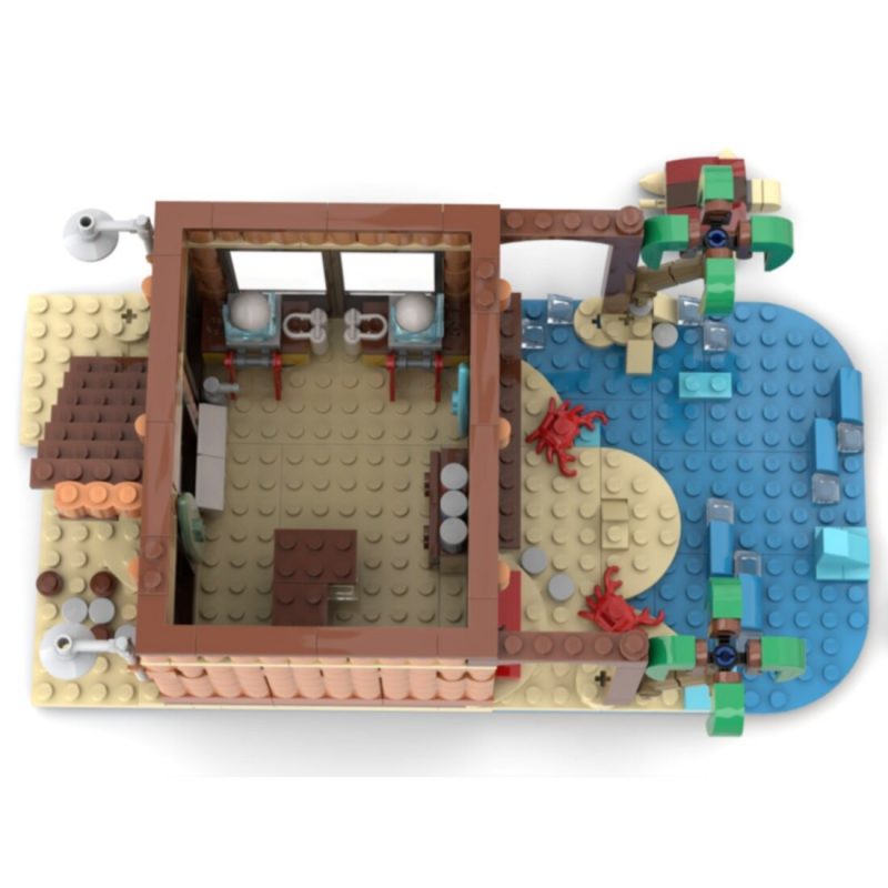 MOCBRICKLAND MOC 53778-68006 Silkwood Street and Tiki Surf Bar