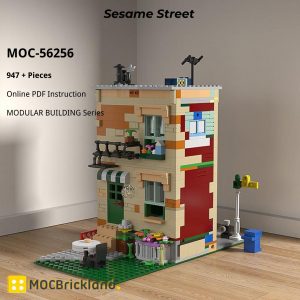 Modular Building Moc 56256 Sesame Street By Benbuildslego Mocbrickland