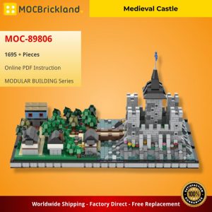 Modular Building Moc 89806 Medieval Castle By Mini Custom Set Mocbrickland (5)