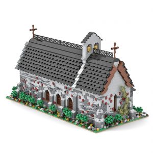 Modular Building Moc 89810 Medieval Church By Mini Custom Set Mocbrickland (4)
