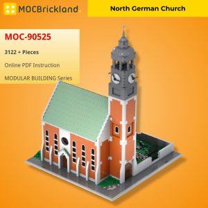 Modular Building Moc 90525 North German Church By Steinbrueckermocs Mocbrickland (2)