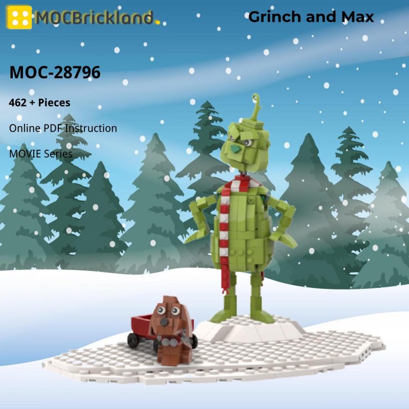 MOCBRICKLAND MOC-28796 Grinch and Max