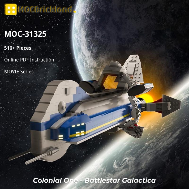 MOCBRICKLAND MOC-31325 Colonial One – Battlestar Galactica