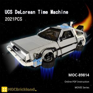 Movie Moc 89814 Usc Delorean Time Machine Mocbrickland (2)