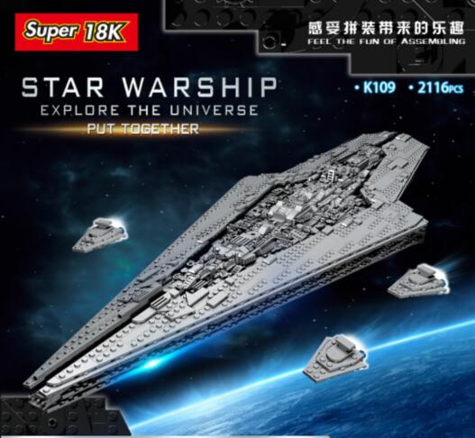 Star Wars 18k K109 Star Warship Explore The Universe Put Together (1)