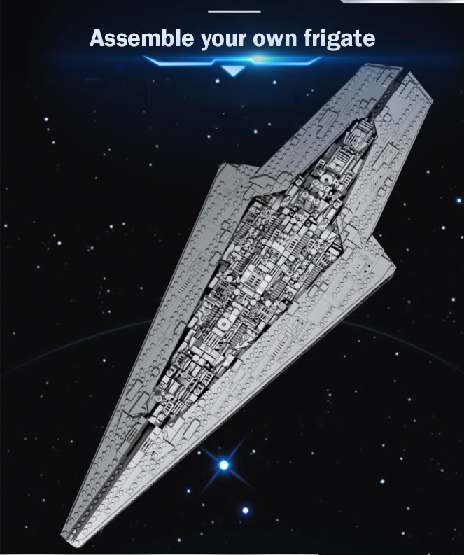 18K K109 Star Warship Explore the Universe Put Together