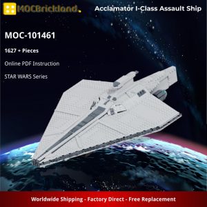 Star Wars Moc 101461 Acclamator I Class Assault Ship By Ky Ebricks Mocbrickland (5)