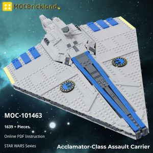 Star Wars Moc 101463 Acclamator Class Assault Carrier By Ky Ebricks Mocbrickland (4)