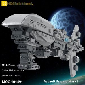 Star Wars Moc 101491 Assault Frigate Mark I By Ky Ebricks Mocbrickland (4)