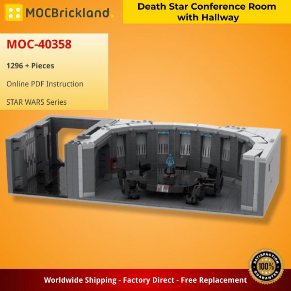 Star Wars Moc 40358 Death Star Conference Room With Hallway By Thecreatorr Mocbrickland (1)