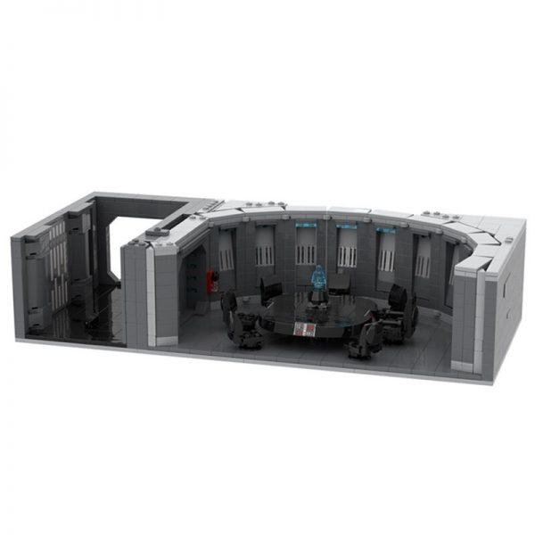 Star Wars Moc 40358 Death Star Conference Room With Hallway By Thecreatorr Mocbrickland (2)