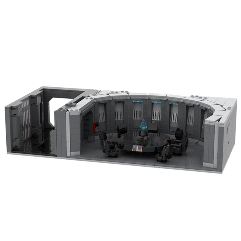 MOCBRICKLAND MOC-40358 Death Star Conference Room with Hallway