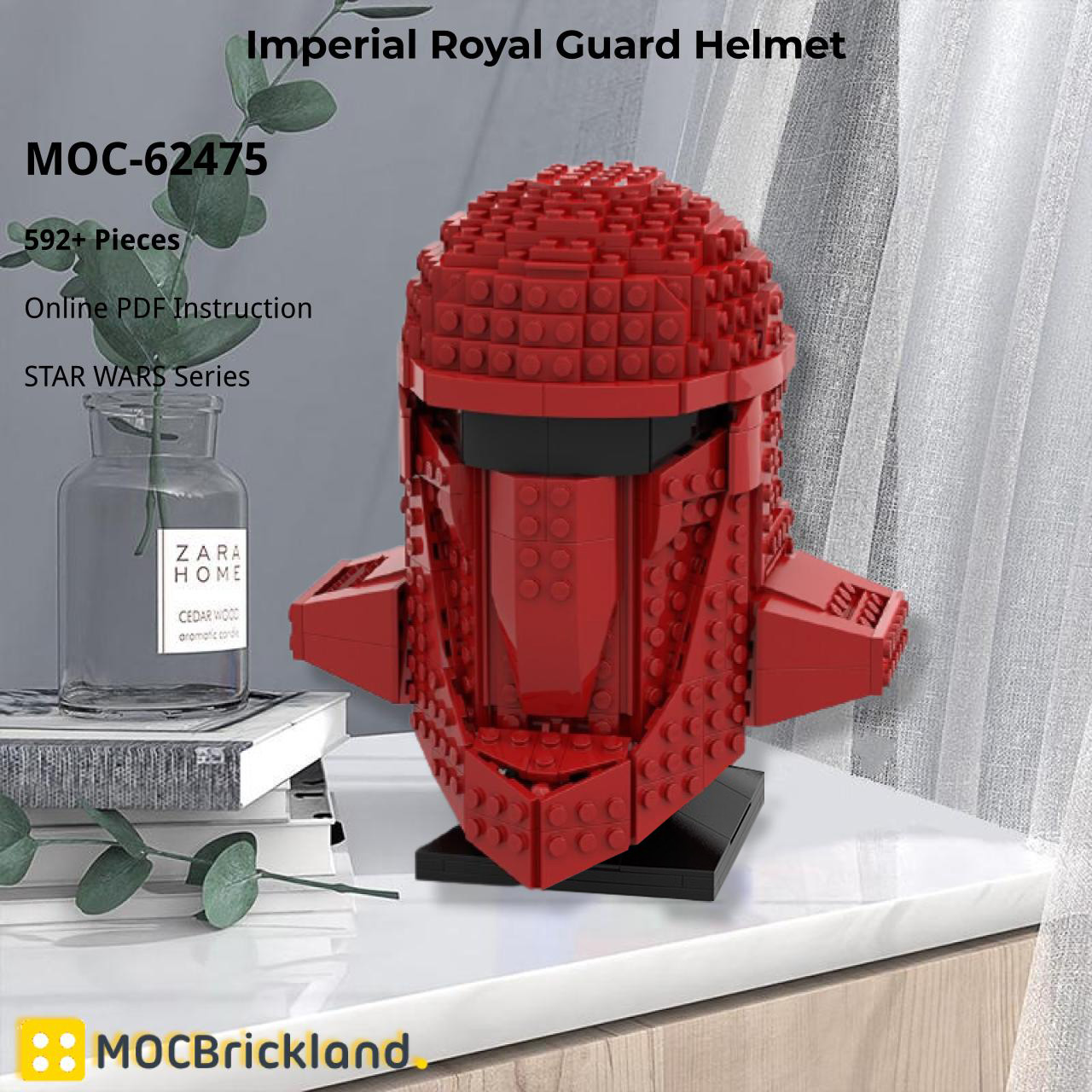 MOCBRICKLAND Imperial Royal Guard Helmet - MOULD KING™ Block Store