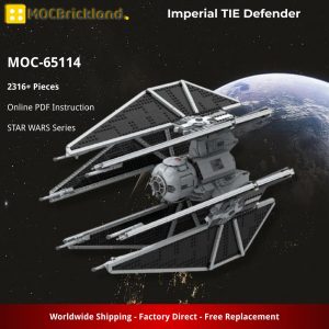 Star Wars Moc 65114 Imperial Tie Defender Mocbrickland (2)