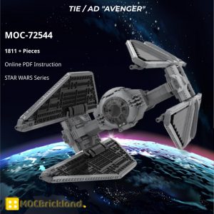 Star Wars Moc 72544 Tie Ad Avenger By Thomin Mocbrickland (2)