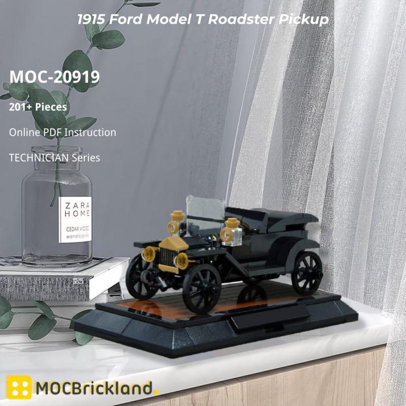 MOCBRICKLAND MOC-20919 1915 Ford Model T Roadster Pickup