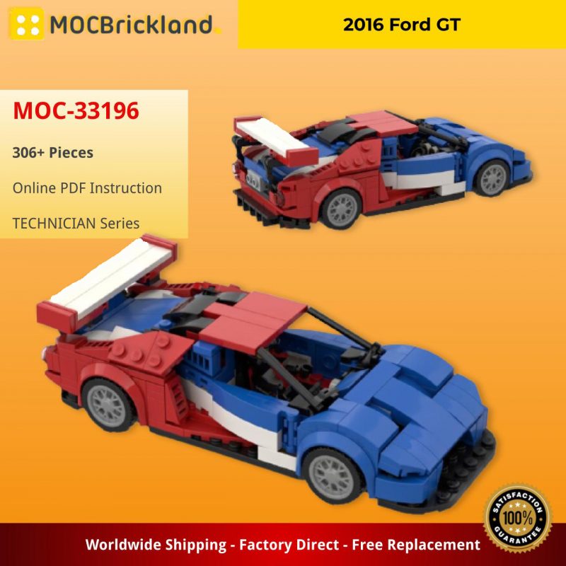 MOCBRICKLAND MOC-33196 2016 Ford GT