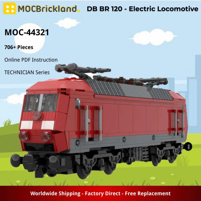 MOCBRICKLAND MOC-44321 DB BR 120 – Electric Locomotive