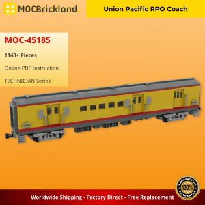 Technician Moc 45185 Union Pacific Rpo Coach By Barduck Mocbrickland (2)