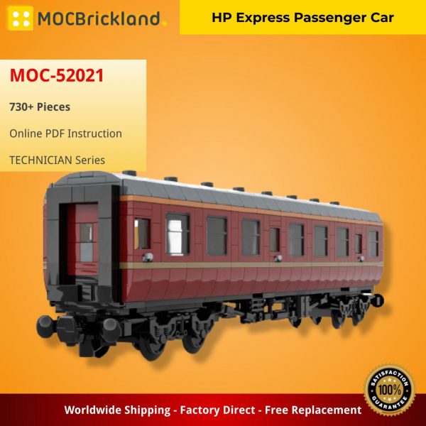 Technician Moc 52021 Hp Express Passenger Car By Brickdesigned Germany Mocbrickland (2)