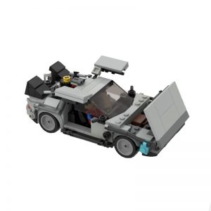 Technician Moc 58775 Time Machine And Doc Brown Van By Legotuner33 Mocbrickland