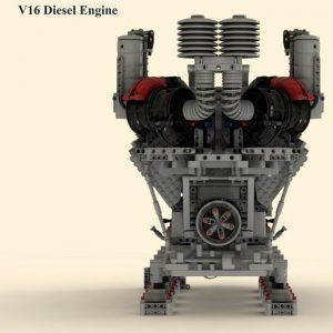 Technician Moc 73232 V16 Diesel Engine By Legolaus Mocbrickland (6)