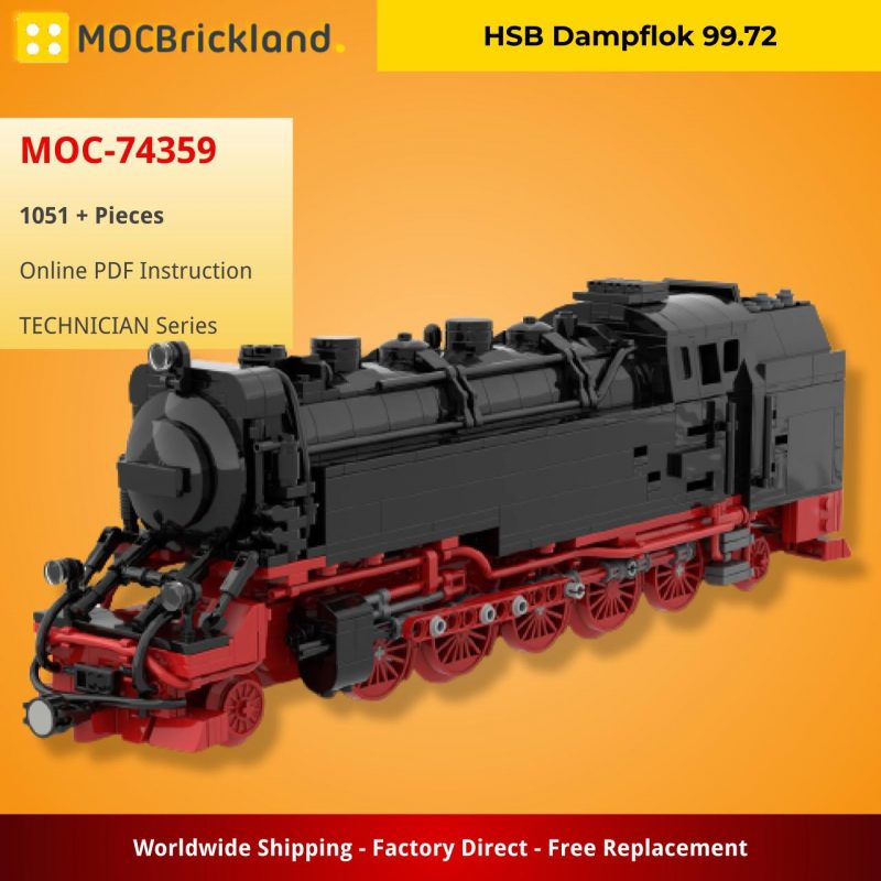 MOCBRICKLAND MOC-74359 HSB Dampflok 99.72