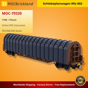 Technician Moc 79320 Schiebeplanwagen Rils 652 By Germanrailwaybuilder Mocbrickland (3)