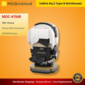 Creator Moc 41548 Yorha No.2 Type B Brickheadz By Muxi Mocbrickland (2)