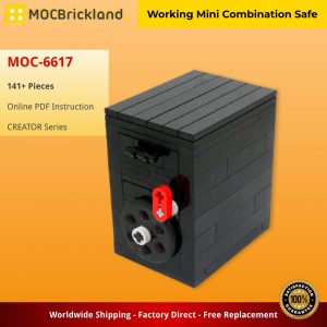 Creator Moc 6617 Working Mini Combination Safe By Mocbuild101 Mocbrickland