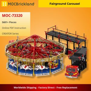 Creator Moc 73320 Fairground Carousel By Gdale Mocbrickland (2)