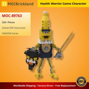 Creator Moc 89763 Health Warrior Game Character Mocbrickland (1)