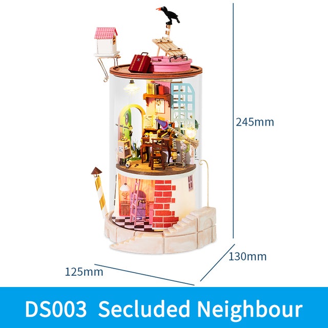 Robotime DS001-DS004 Dollhouse Gift Mysterious World Series