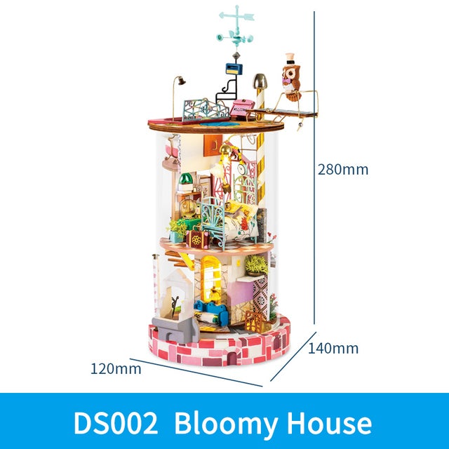 Robotime DS001-DS004 Dollhouse Gift Mysterious World Series