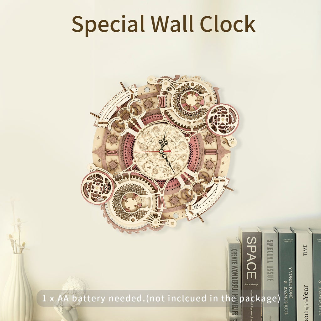Creator Robotime Lc601 Lc801 3d Wooden Zodiac Wall Clock (12) Creator Robotime Lc601 Lc801 3d Wooden Zodiac Wall Clock (12)