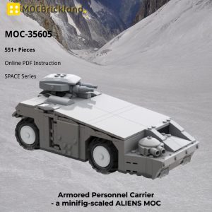 Military Moc 35605 M577 Armored Personnel Carrier A Minifig Scaled Aliens Moc By Ericnowack Mocbrickland