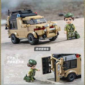Military Qman 22011 Army Verhicles Mini Set 4 In 1 (4)