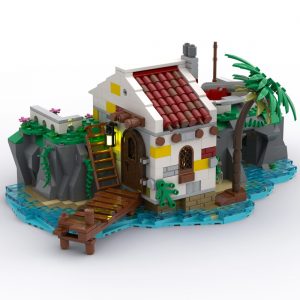 Modular Building Moc 90994 Pirates The Conquered Outpost By Cjtonic Mocbrickland (1)