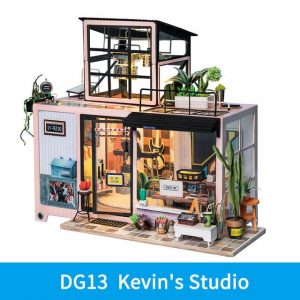 Modular Building Robotime Dg11 Dg13 Diy Wooden Miniature Dollhouse (3)