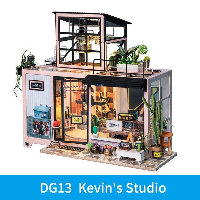 Robotime DG11-DG13 DIY Wooden Miniature Dollhouse