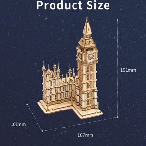 Modular Building Robotime Tg412 Tg507 London Bridge And Big Ben (4)