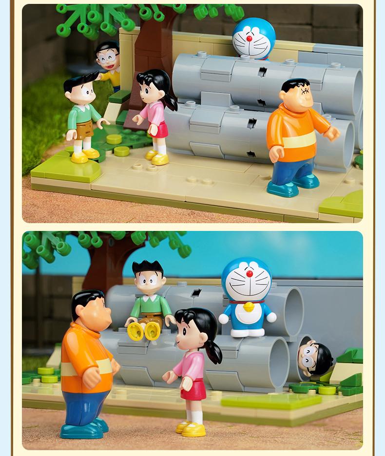 Qman K20409 Doraemon Cement Pipe Vacant Land