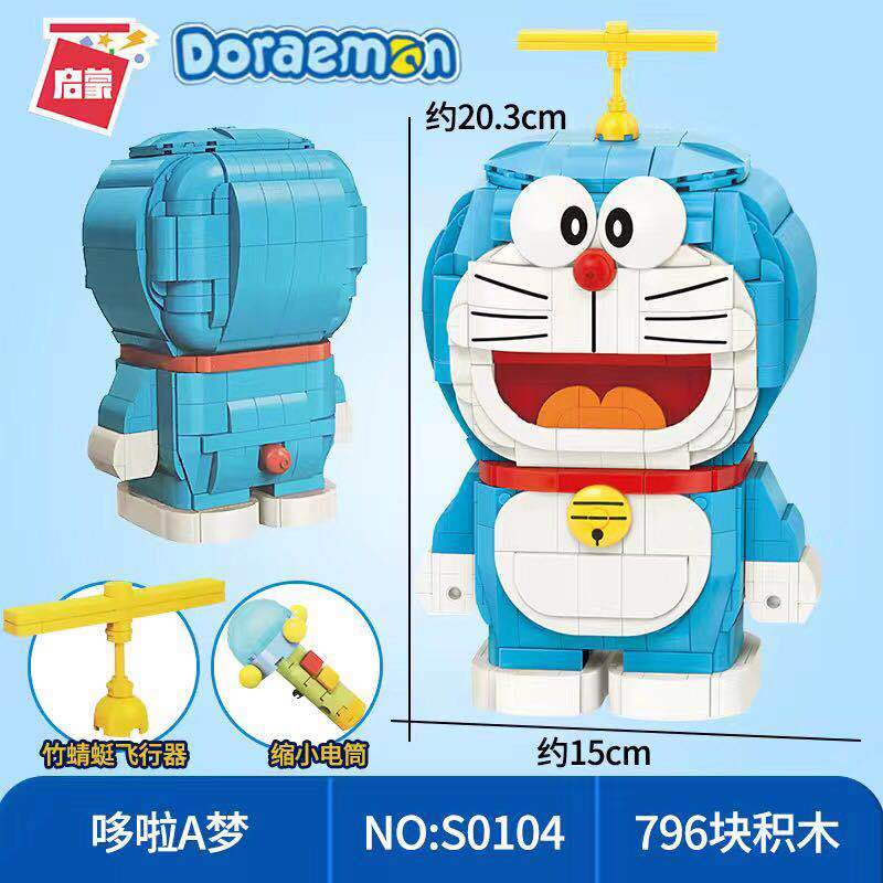 Qman S0104 Doraemon Shrink Flashlight and Bamboo Dragonfly