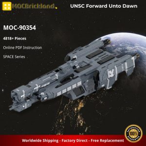 Space Moc 90354 Unsc Forward Unto Dawn By Ky E Bricks Mocbrickland (5)